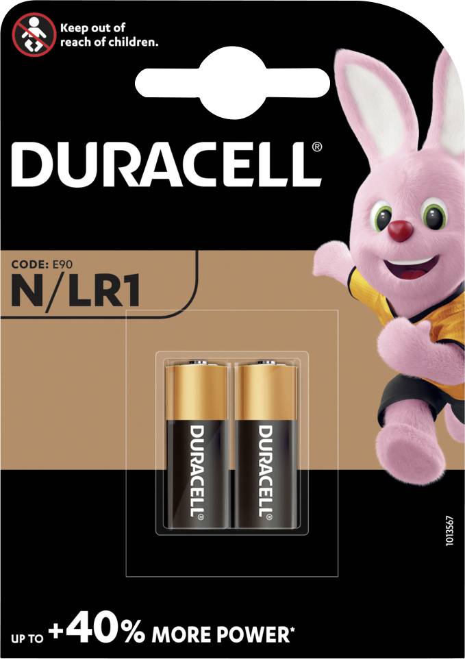 Duracell MN9100 Speciale batterij Alkaline 800 mAh 1.5 V 2 stuk(s)