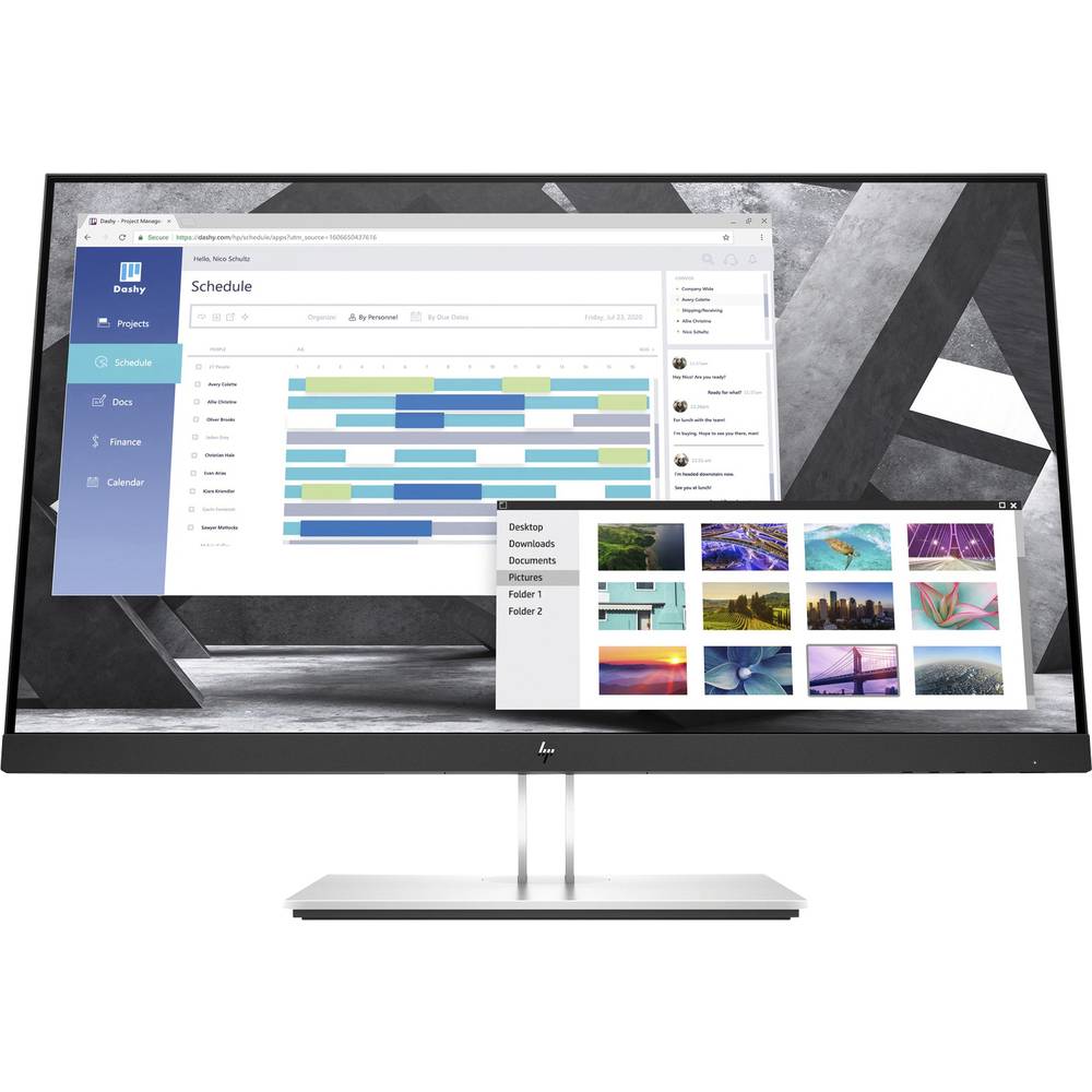 Image of HP E27q G4 Monitor LED ERP E (A - G) 68.6 cm (27 pollici) 2560 x 1440 Pixel 16:9 5 ms VGA, HDMI ™, DisplayPort, USB 3.2 Gen 1 (USB 3.0) IPS LED