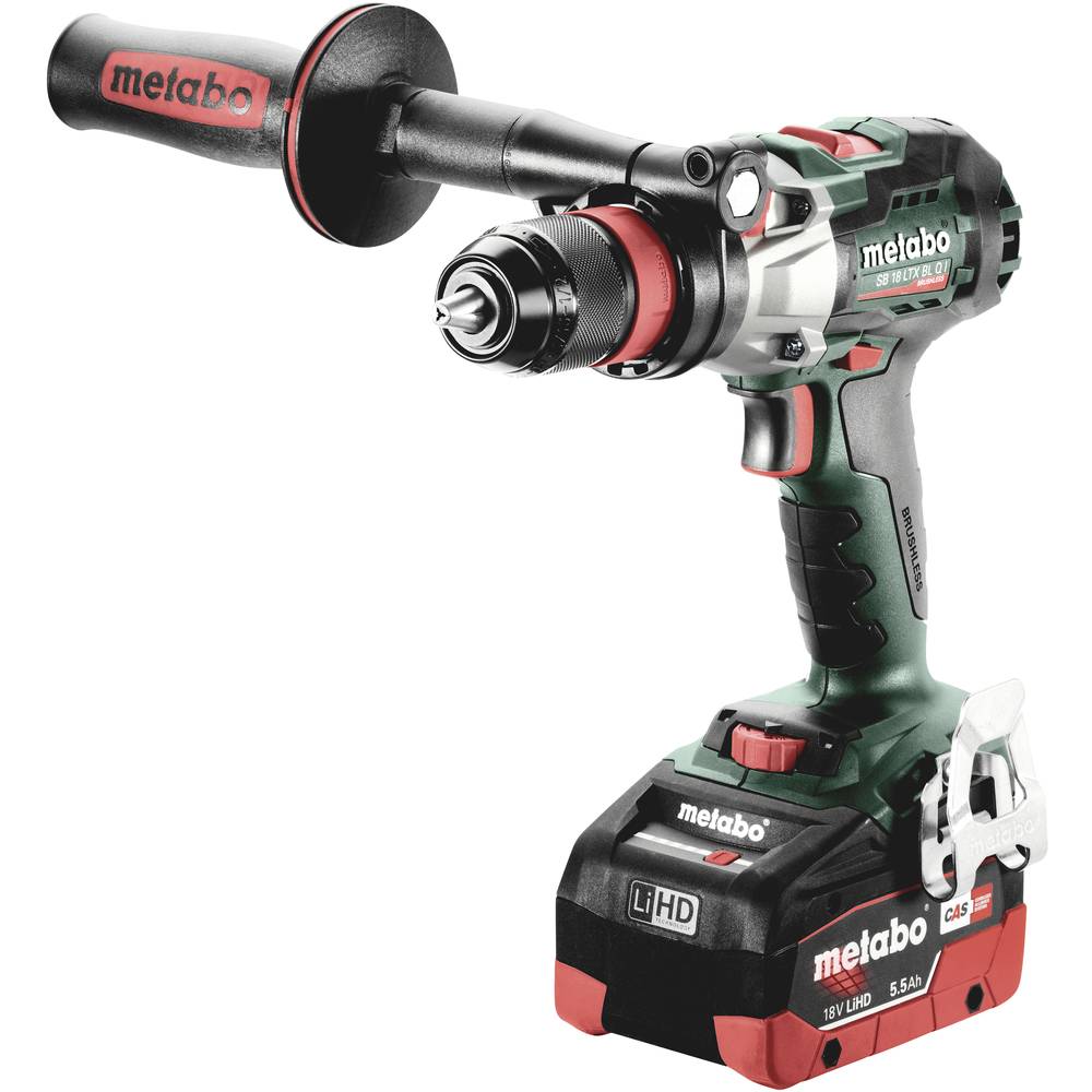 Metabo SB 18 LTX BL Q I Accu-klopboor/schroefmachine Incl. 2 accus, Incl. koffer, Incl. lader