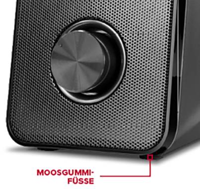 SpeedLink SL-810006-BK 2.0 PC-luidsprekers USB 6 W Zwart-6