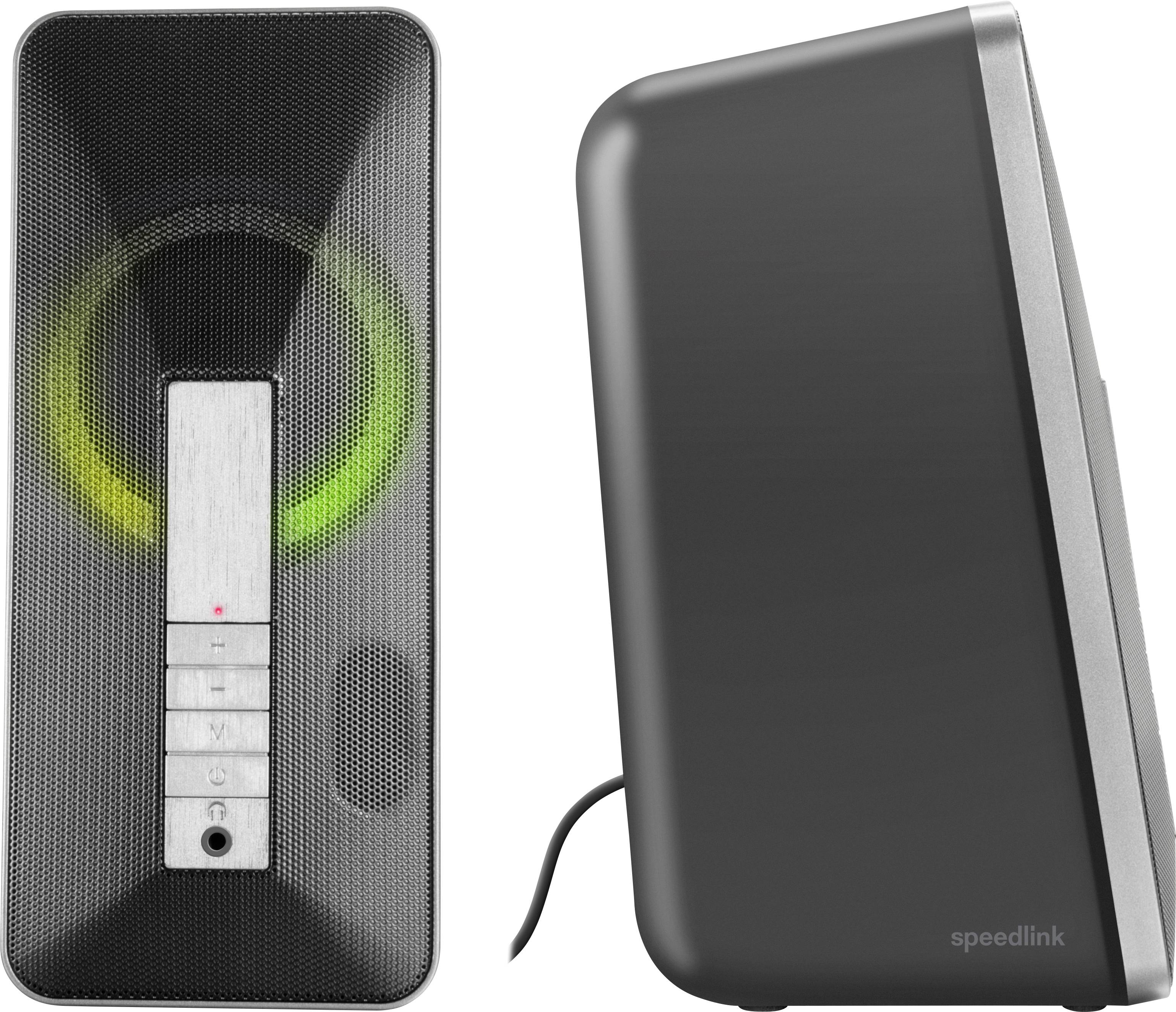 SpeedLink SL-810007-BK 2.0 PC-luidsprekers USB 10 W Zwart-3