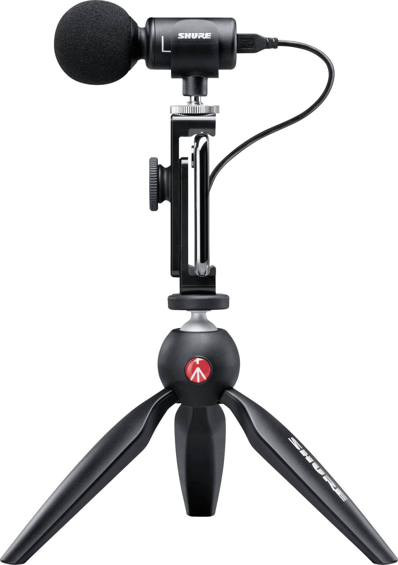 Shure MV88+ VIDEO KIT Zwarte tafelmicrofoon-0