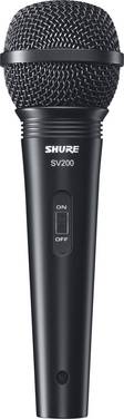 Shure SV200 microfoon, zwarte karaokemicrofoon