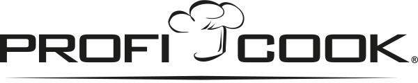 Logo van 'Profi Cook' met een gestileerd koksmuts-ontwerp boven de letters.