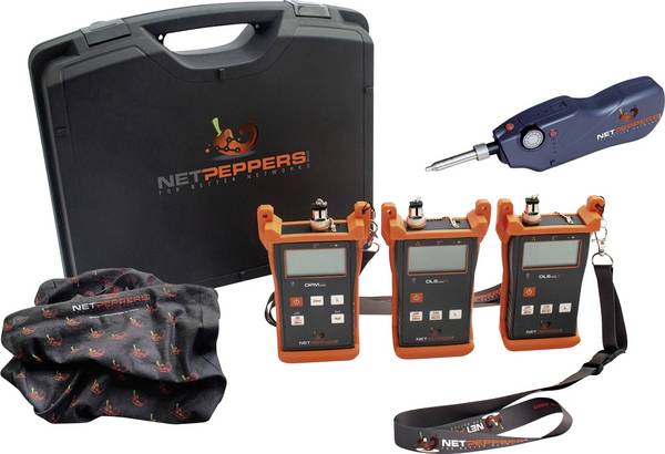 NetPeppers LWL Experten-Kit Glasvezeltester