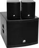Omnitronic Molly-12A Actieve PA-luidsprekerset Incl. subwoofer, Bluetooth