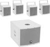 Omnitronic Molly-12A+Molly-6 Actieve PA-luidsprekerset Incl. subwoofer, Bluetooth