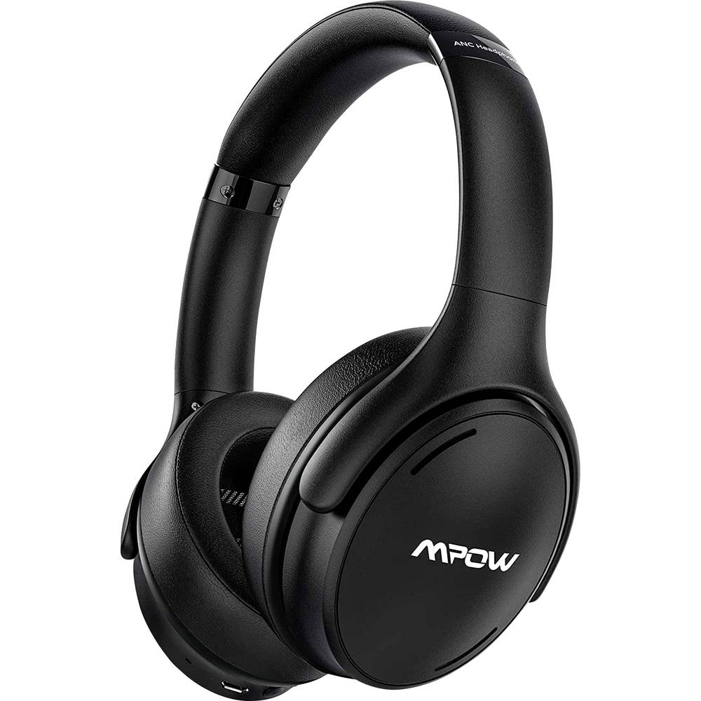 Mpow H19 IPO Over Ear koptelefoon Bluetooth, Kabel Computer Stereo Zwart Noise Cancelling Headset