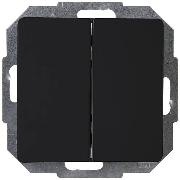 Kopp 650350083 Schakelsturing Inzetstuk  Paris Zwart (mat) 1 stuk(s)