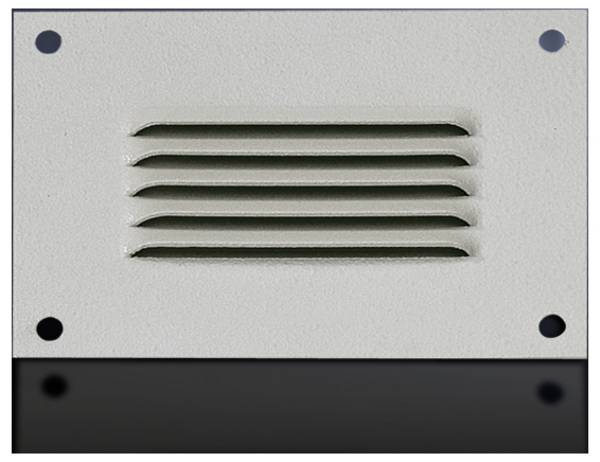 Rittal SK 2542.235 2542235 Ventilatieplaat (l x b x h) 8 x 210 x 100 mm Plaatstaal Grijs 4 stuk(s)