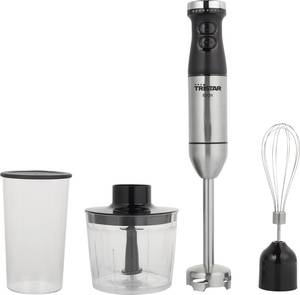 Conrad Tristar MX-4839 Staafmixer 800 W Traploze snelheidsinstelling, Turbofunctie, Met maatbeker RVS, Zwart aanbieding