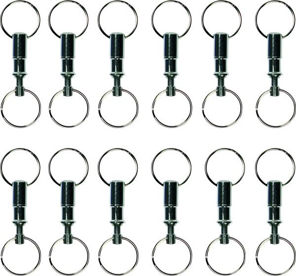Basi 0006-0545 4026434114799 Sleutelhanger Zilver 12 stuk(s)