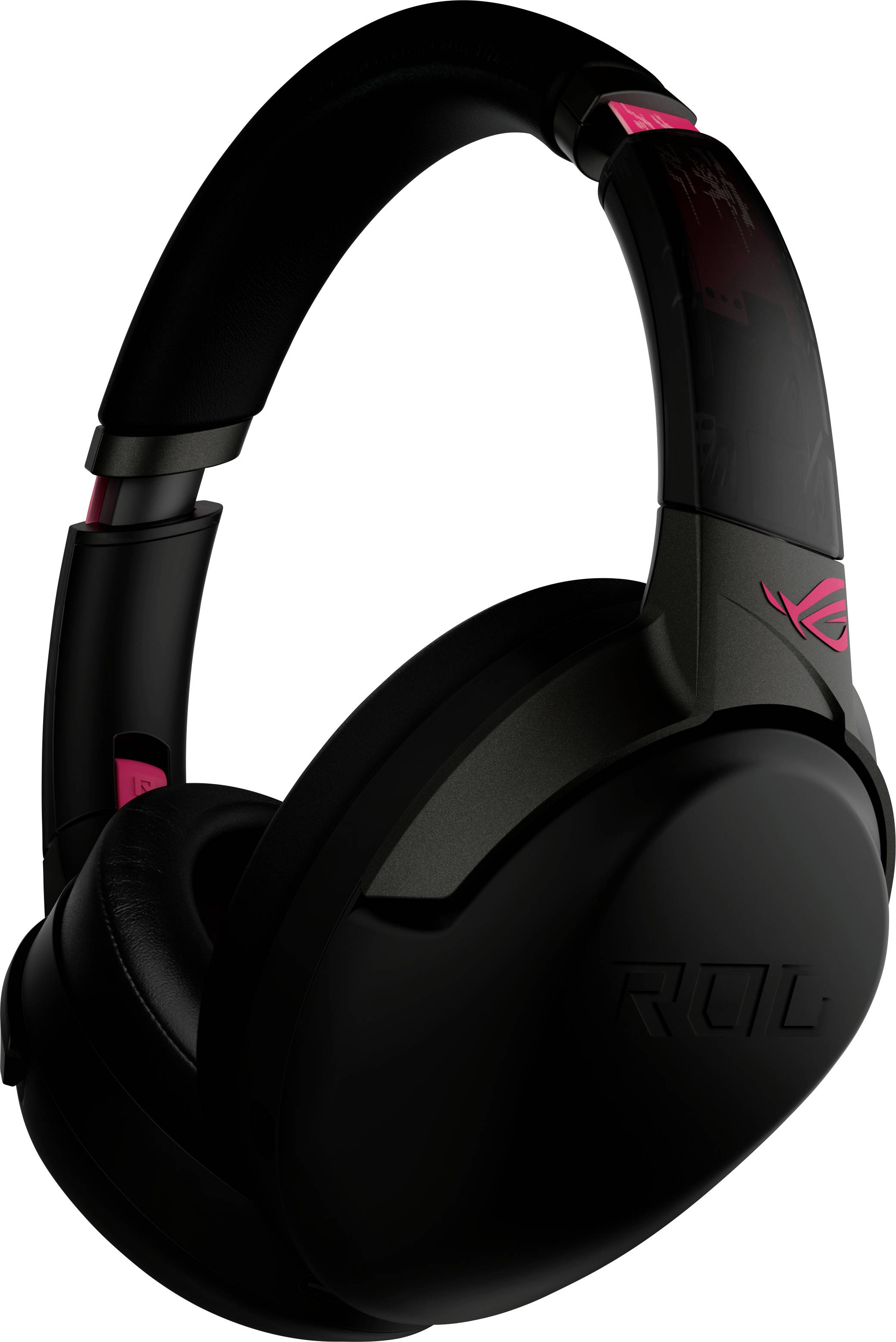 Asus ROG STRIX GO 2.4 Electro Punk Over Ear headset Bluetooth, Kabel Stereo Zwart, Roze Ruisonderdrukking (microfoon), N-1