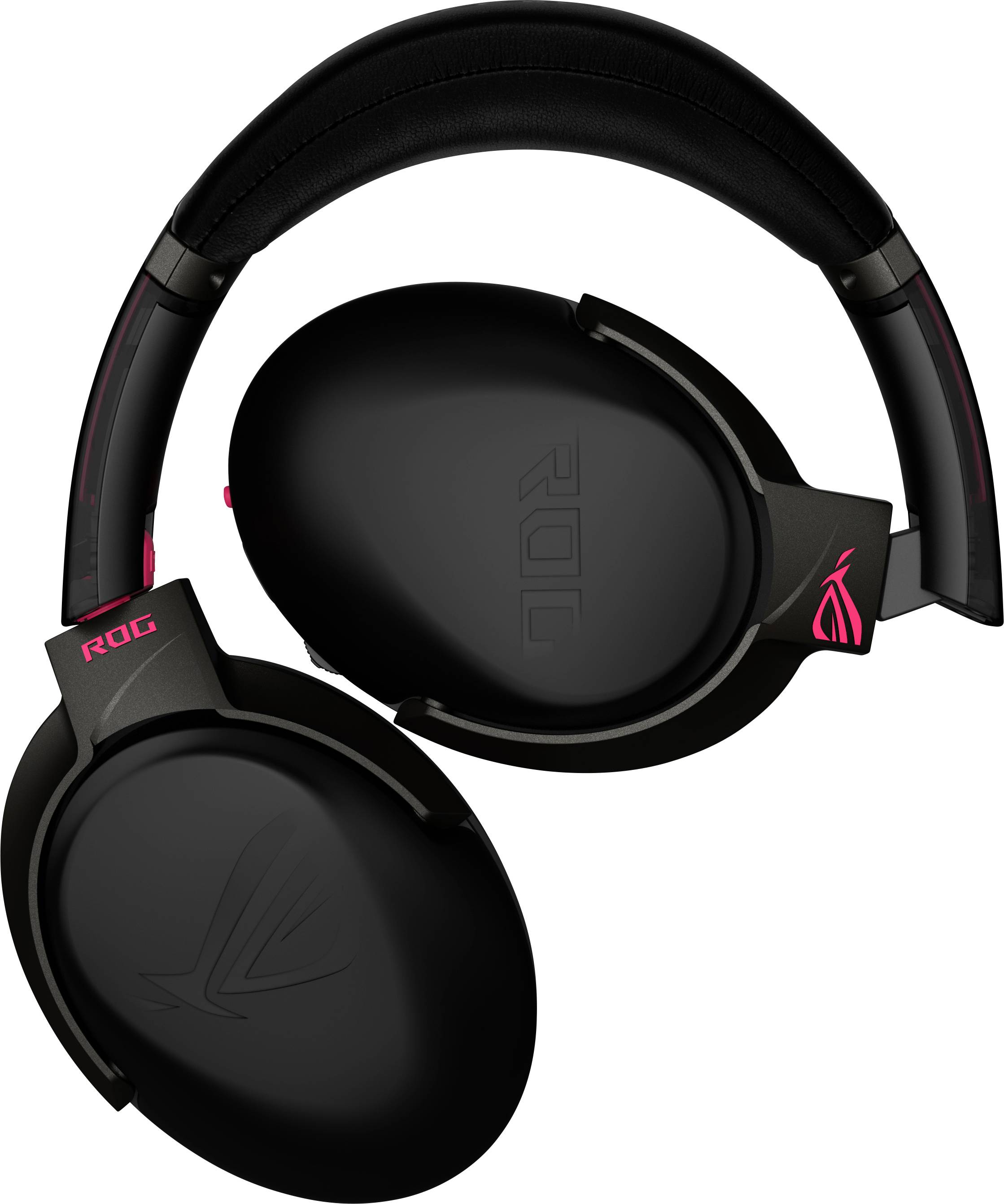 Asus ROG STRIX GO 2.4 Electro Punk Over Ear headset Bluetooth, Kabel Stereo Zwart, Roze Ruisonderdrukking (microfoon), N-3
