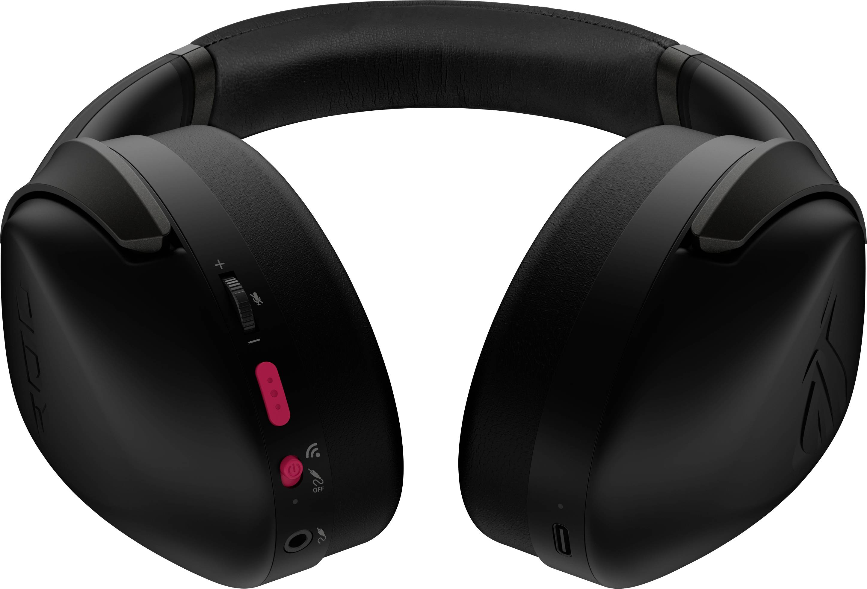 Asus ROG STRIX GO 2.4 Electro Punk Over Ear headset Bluetooth, Kabel Stereo Zwart, Roze Ruisonderdrukking (microfoon), N-6