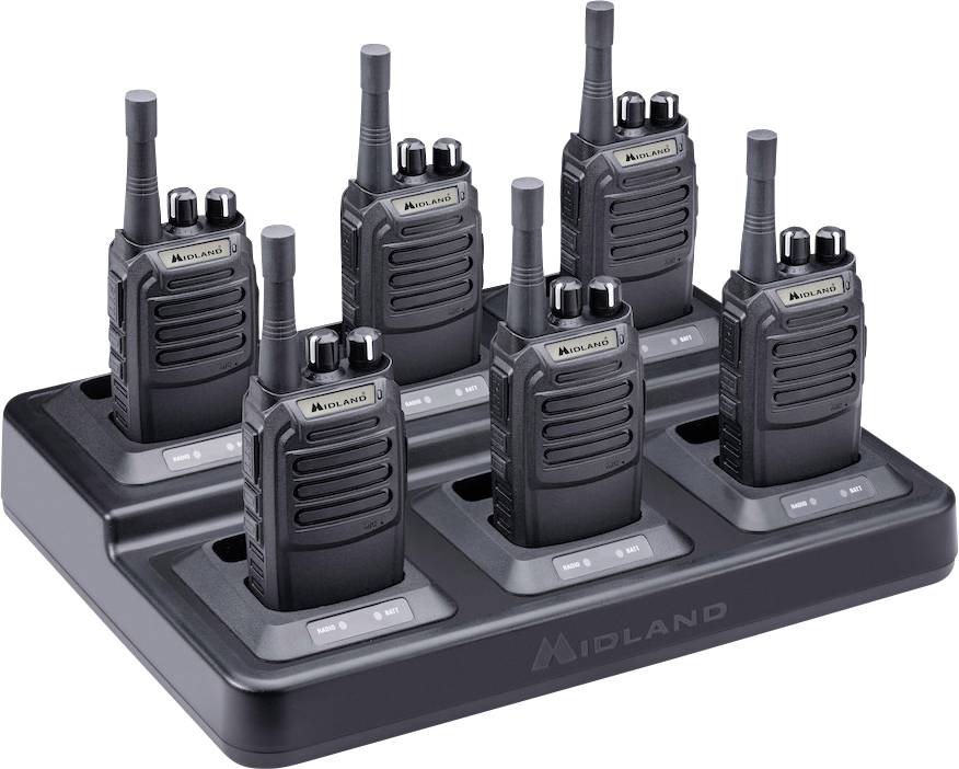 Midland BR02 Pro Business Radio 6er C1444.06 CBstation Conrad.be