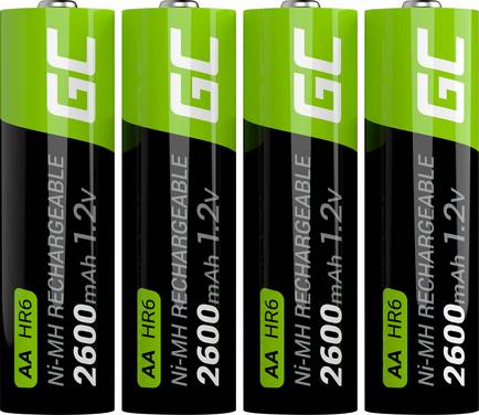 Green Cell HR6 Oplaadbare AA batterij (penlite) NiMH 2600 mAh 1.2 V 4 stuk(s)