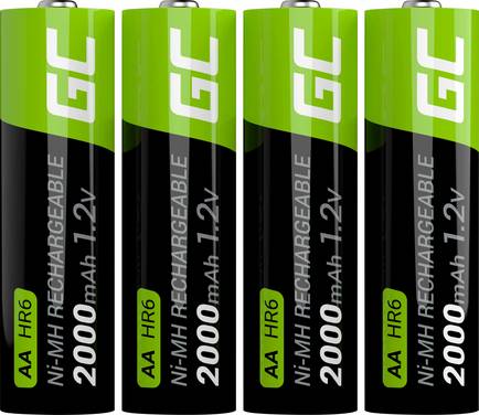 Green Cell HR6 Oplaadbare AA batterij (penlite) NiMH 2000 mAh 1.2 V 4 stuk(s)