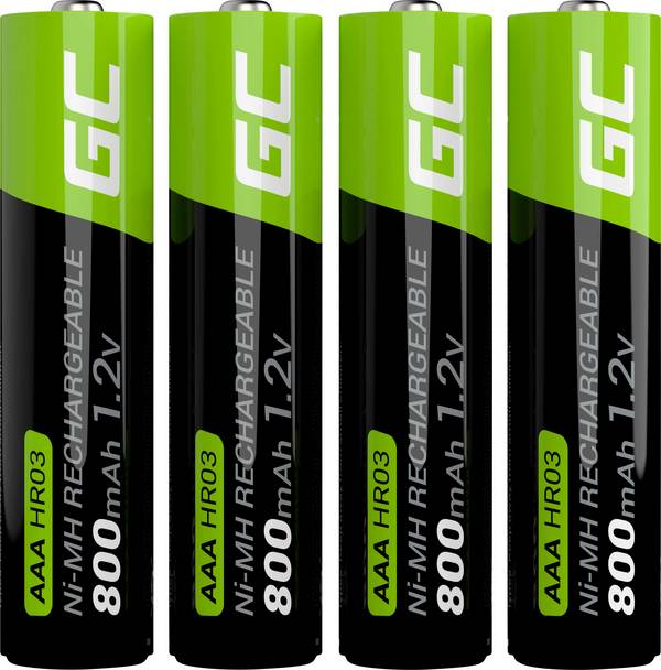 Green Cell HR03 Oplaadbare AAA batterij (potlood) NiMH 800 mAh 1.2 V 4 stuk(s)