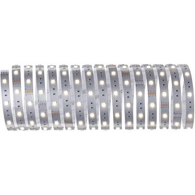 Zilveren LED-lichtstrips opgerold in een cilindrische configuratie, gelijkmatig verlicht, voor flexibele verlichtingsoplossingen.