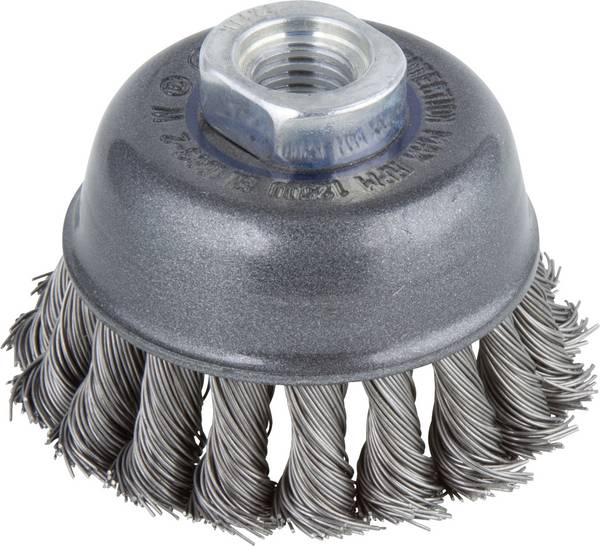 Wolfcraft Staaldraad-komborstel WS getordeerd M14 Ø 75 mm  2125000 1 stuk(s)