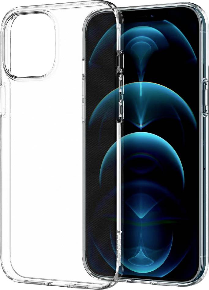 Spigen Liquid Crystal Case voor Apple iPhone 12, iPhone 12 Pro Smartphone - Kristalhelder - Valbestendig, Schokabsorbere-3