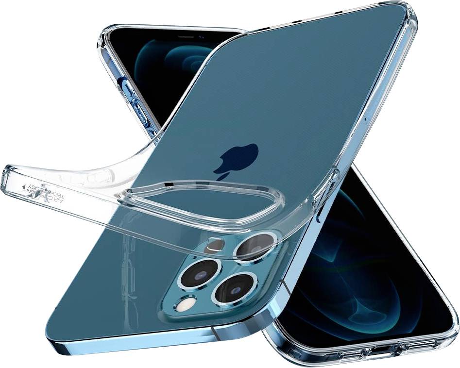 Spigen Liquid Crystal Case voor Apple iPhone 12, iPhone 12 Pro Smartphone - Kristalhelder - Valbestendig, Schokabsorbere-5