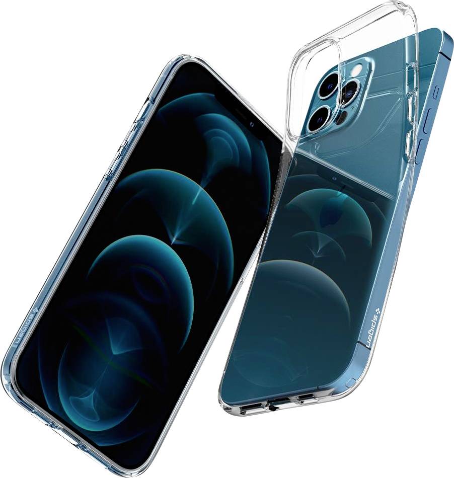 Spigen Liquid Crystal Case voor Apple iPhone 12, iPhone 12 Pro Smartphone - Kristalhelder - Valbestendig, Schokabsorbere-8