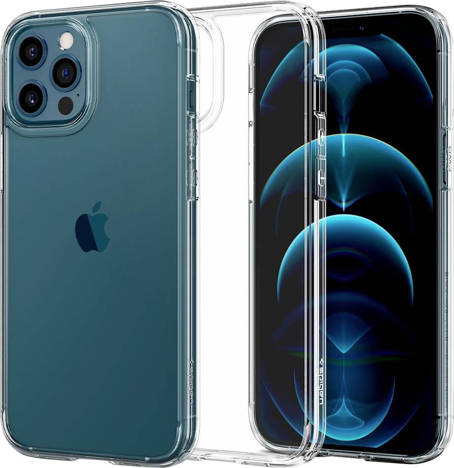 Spigen Ultra Hybrid Backcover Apple iPhone 12 (Pro) - Transparant-0