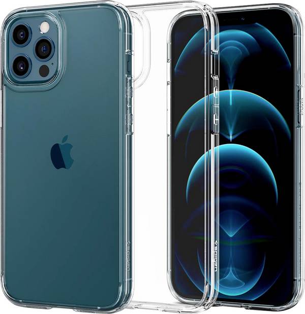 Spigen Ultra Hybrid Backcover Apple iPhone 12 (Pro) - Transparant