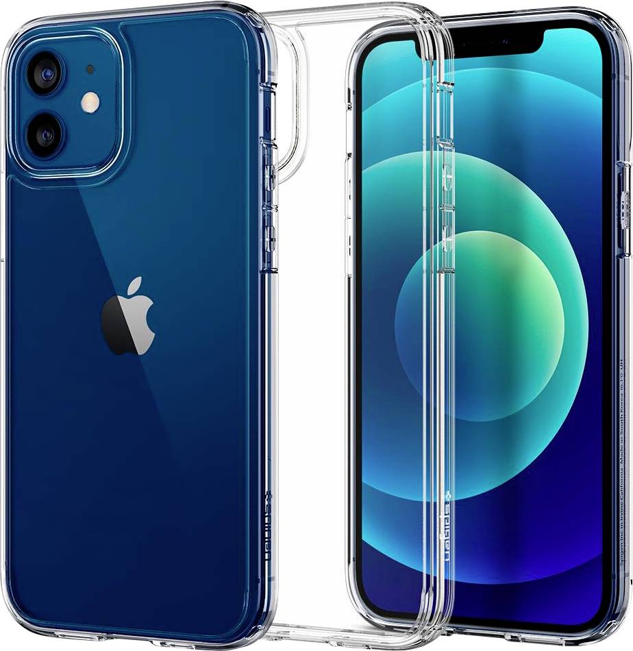 Spigen Ultra Hybrid Backcover Apple iPhone 12 (Pro) - Transparant-1