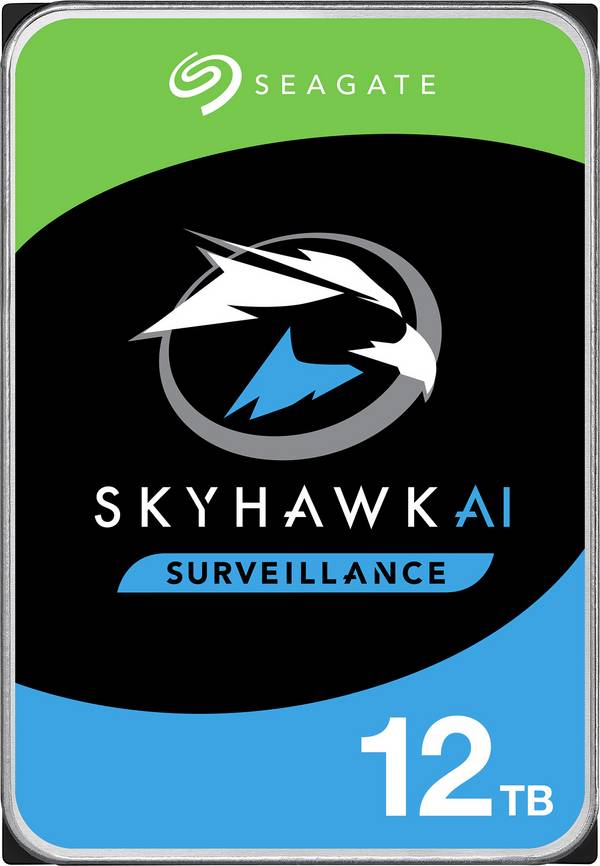 Seagate SkyHawk™ AI 12 TB  Harde schijf (3.5 inch) SATA 6 Gb/s ST12000VE001