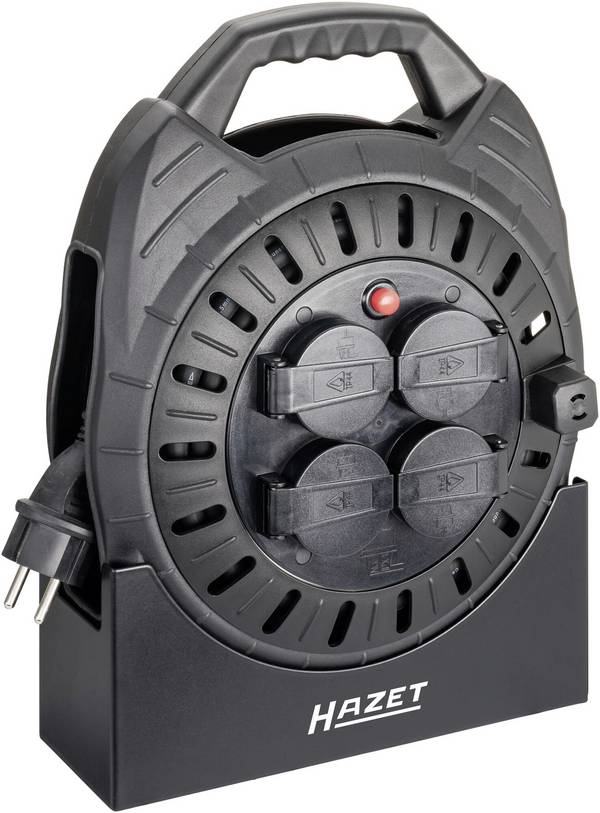 Hazet 161N-3D/2 Kabelhaspel 10 m Zwart