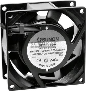 Sunon SF23080A2083HSL Axiaalventilator 230 V/AC 39.07 m³/h (l x b x h) 80 x 80 x 38 mm