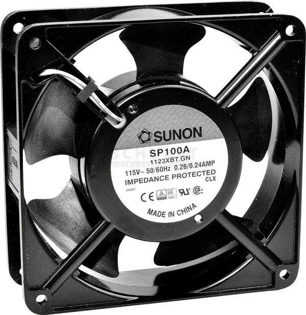 Sunon DP203A2123LBTA24 Axiaalventilator 230 V/AC 93.42 m³/h (l x b x h) 120 x 120 x 38 mm