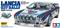 Afstandsbediende modelauto 'Lancia 037 Rally' van Tamiya, schaal 1:10, met Martini racewagen-design en Ta02S-chassis.