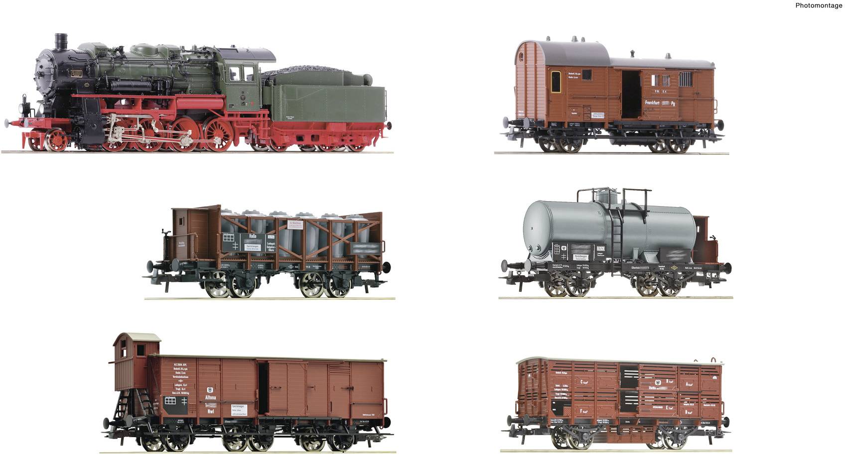 Roco 61480 6-delig Set: „Pruisische goederentrein” van de K.P.E.V.-1