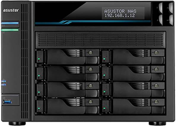 Asustor AS6508T NAS-server   8 Bay 2x USB 3.2 Gen 1 hub (USB 3.0) 90-AS6508T00-MD30