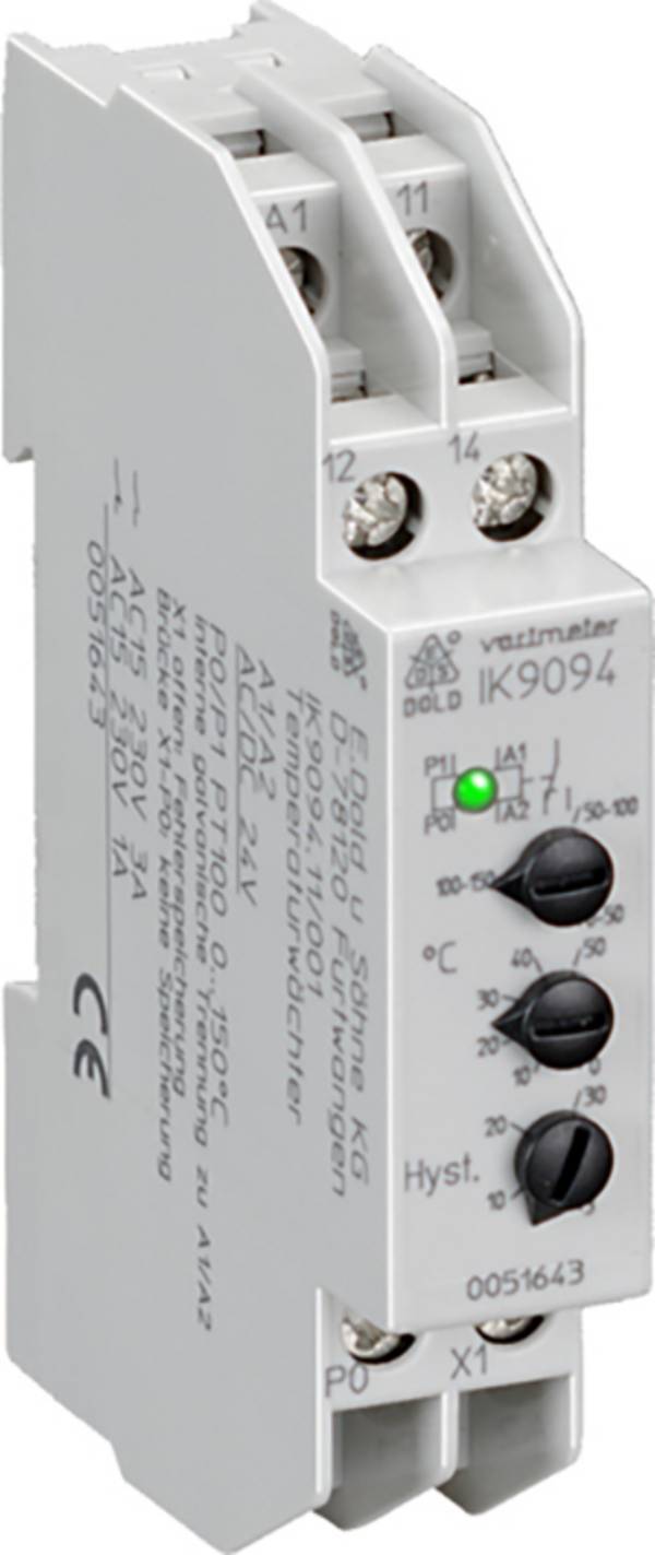 Dold IK9094.11 AC/DC24V 0-150°C 0051642 Temperatuurrelais Aantal relaisuitgangen: 1