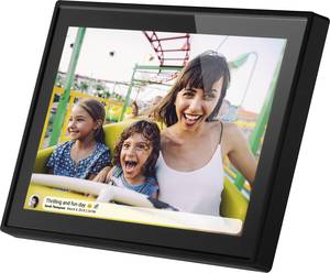 Conrad Braun Phototechnik DigiFrame 1019 WiFi schwarz Digitale fotolijst 25.7 cm 10.1 inch Energielabel: C (A - G) 1280 x 800 P... aanbieding