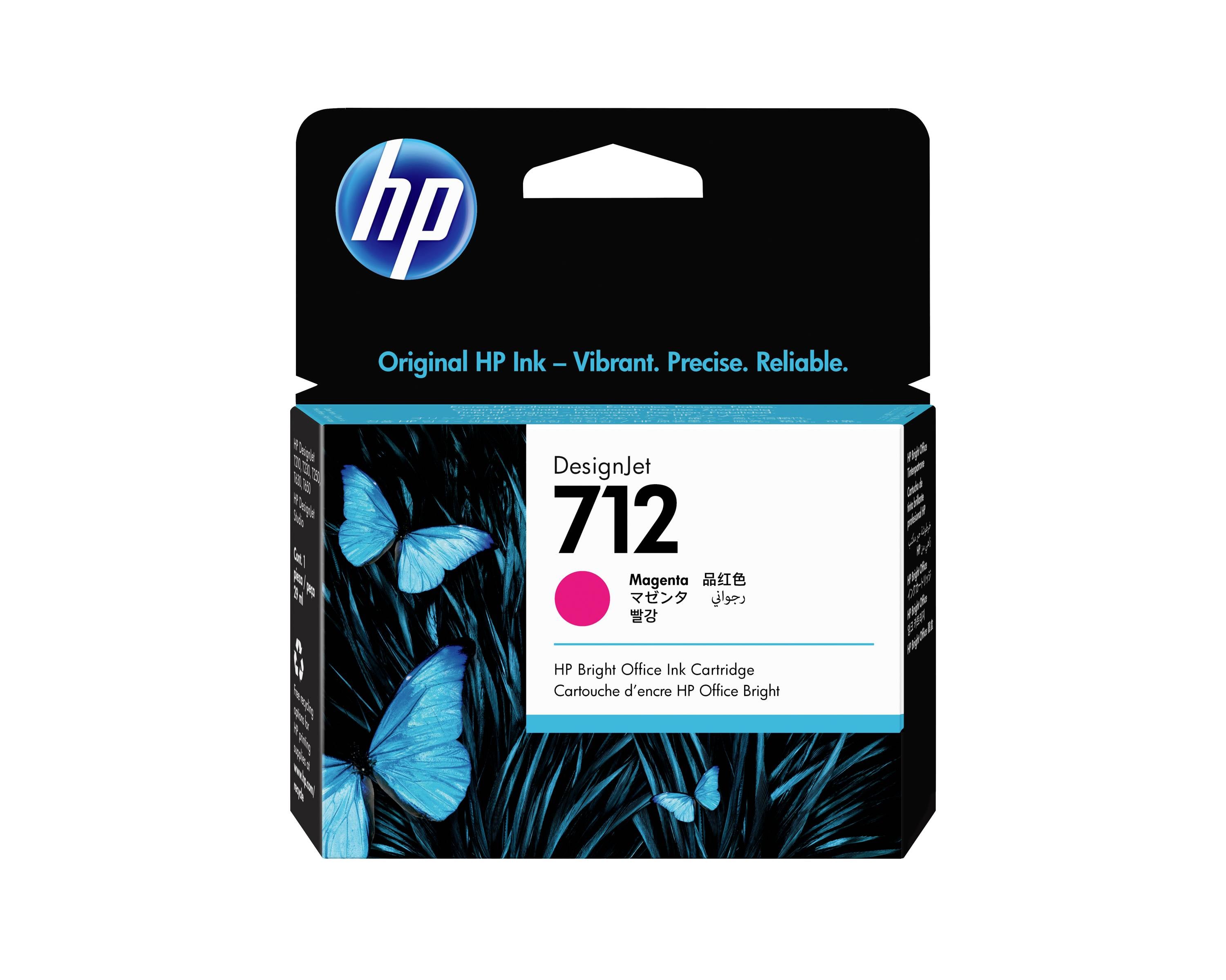HP Inktcartridge 712 Origineel Magenta 3ED68A