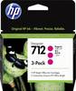 HP Inktcartridge 712 Origineel Triple Magenta 3ED78A