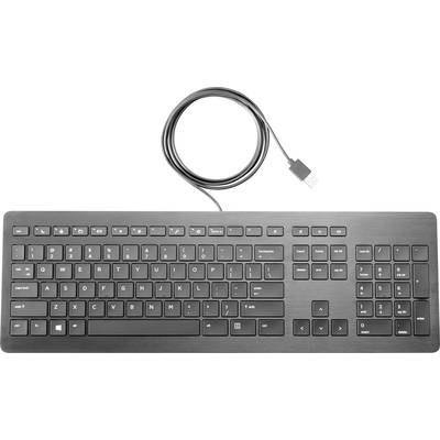 HP Premium USB Keyboard Toetsenbord Kabelgebonden QWERTZ, Duits Zwart  