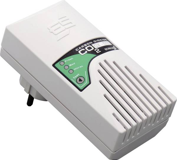 Schabus GX-D11 Luchtkwaliteitssensor  Met interne sensor werkt op het lichtnet, werkt via stopcontact Detectie van Kooldioxide