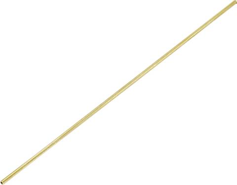 Reely Messing Buis Staaf (Ø x l) 1.5 mm x 50 cm Binnendiameter: 1.1 mm 1 stuk(s)