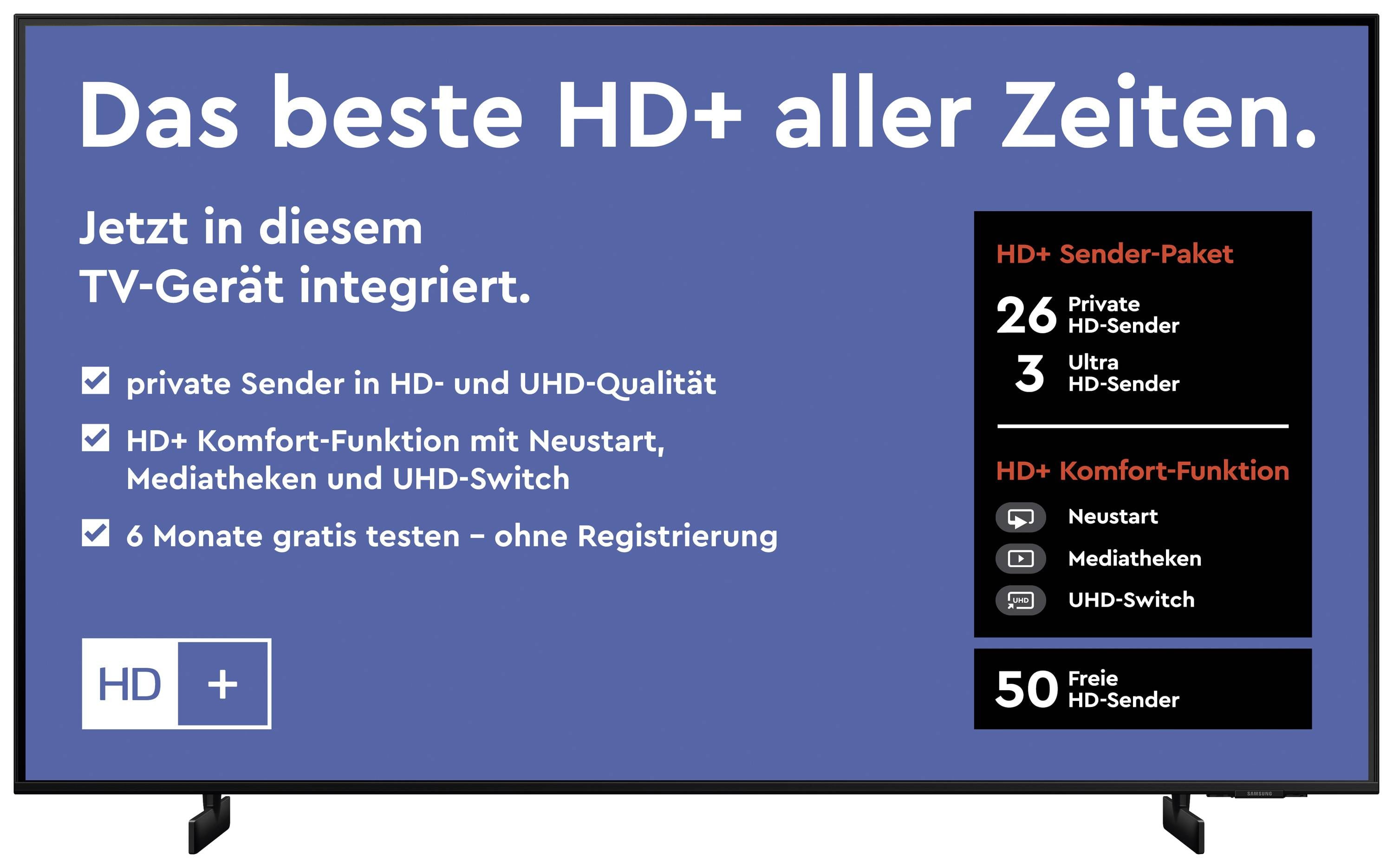 Samsung GU50AU8079 LED-TV 125 cm 50 inch Energielabel G (A - G) DVB-T2 HD,  DVB-C, DVB-S, UHD, Smart TV, WiFi, CI+* Zwart kopen