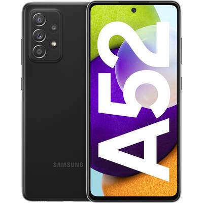 Samsung Galaxy A52 Enterprise Edition Smartphone  128 GB 16.5 cm (6.5 inch) Zwart Android 11 Dual-SIM
