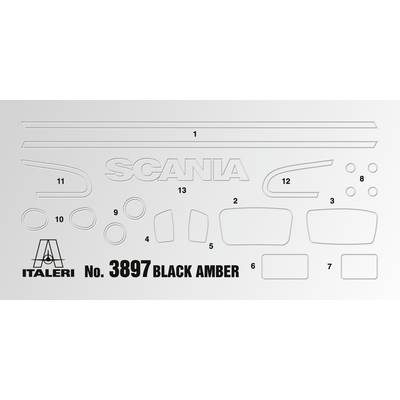 Italeri 3897 Scania R730 Black Amber 1/24 Italeri 3897 Scania R730 Black Amber 1/24