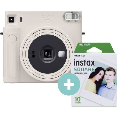Fujifilm instax SQUARE SQ 1 Set Polaroidcamera    Wit  Met ingebouwde flitser