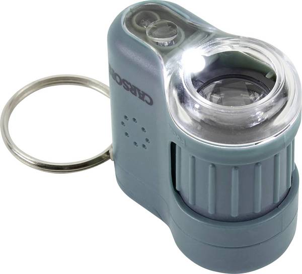 Carson Optical MM-280B Carson MICROMINI 20X, Digitales Mikroskop, 20x, Blau, Silber, LED, Akku, 23 mm Zakmicroscoop 20 x